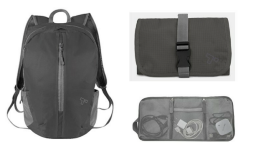 Backpack and Tech Organizer Set